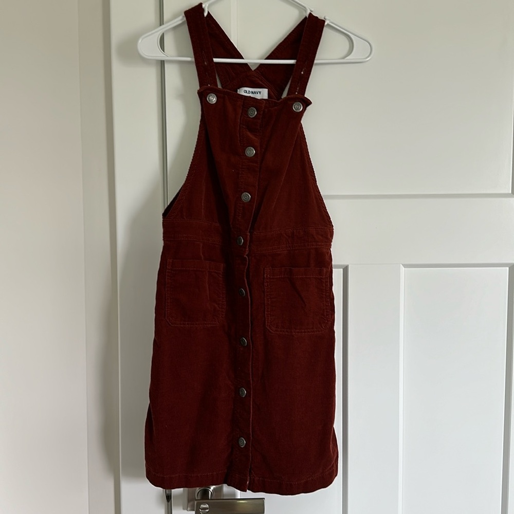Old Navy corduroy overall dress